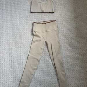 Tan Slim Fit Leggings Versatile Casual Wear
